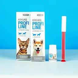 Суспензія ProVET Profiline Кокцид для котів і собак 5.0 мл антигельмінтик - мініатюра 7