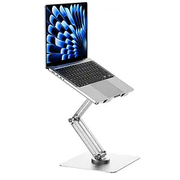 Підставка для ноутбуку WIWU ZM-S801 Rotative Foldable Laptop Stand Silver - мініатюра 7
