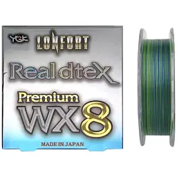 Шнур YGK Lonfort Real DTex X8 90 м (мультиколор) 0.4/12 lb