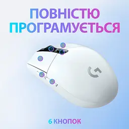 Мишка Logitech G305 Lightspeed White (910-005291) - мініатюра 6