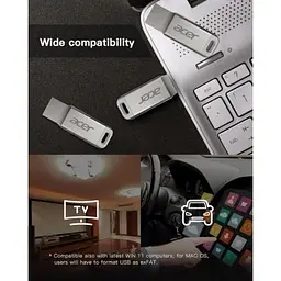 USB флеш накопичувач Acer 256GB UM310 Silver USB 3.2 (BL.9BWWA.583) - мініатюра 4