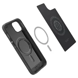 Чохол-накладка Spigen Core Armor MagFit для Apple iPhone 15 Matte Black (ACS06480) - мініатюра 2