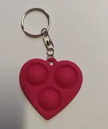 Іграшка Симпл Дімпл серце антистрес брелок Simple Dimple