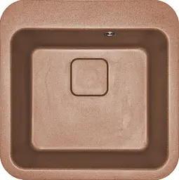 Кухонна мийка Adamant EXIST terra-cotta 500x500x190 мм, без крила 50 см