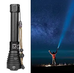Потужний тактичний ліхтарик Heckermann XHP90 Zoom 5000mAH - мініатюра 8
