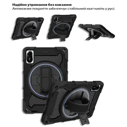 Чохол до планшета BeCover Horizontal handle Xiaomi Redmi Pad 2 11.0" Black (714566) - миниатюра 2