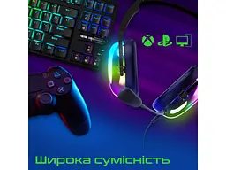 Навушники з мікрофоном Vertux Sirius 7.1 USB Black (sirius.black) - мініатюра 6