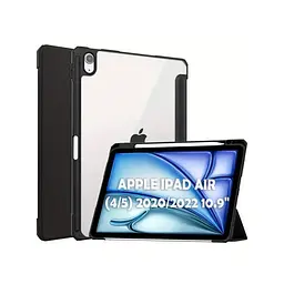 Чохол-книжка BeCover Soft Edge TPU з кріпленням Apple Pencil для Apple iPad Air (4/5) 2020/2022 10.9" Чорний (711696)