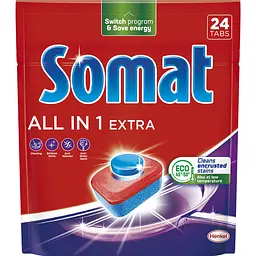 Таблетки для посудомийної машини Somat All in 1 Extra 24 шт.