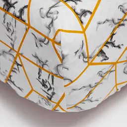 Простирадло на резинці Moon&Star Modern Marble Бязь Gold Люкс 140х190х20 см