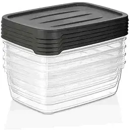 Набір контейнерів 5 прямокутних 1200мл VETRA ASD280 ТМ"ASUDE PLASTIK"