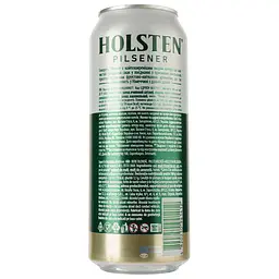 Упаковка пива Holsten Pilsener світле 4.7% 11.52 л (0.48 л х 24 шт.) з/б - мініатюра 3