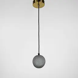 Підвіс MOON CONCRETE у вигляді сірої бетонної кулі Line.F MJ 169-100 GR - мініатюра 2