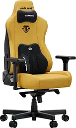 Ігрове крісло Anda Seat Kaiser 3E XL Bright Yellow Fabric (AD23YC-XL-09-Y-CF-Y01)