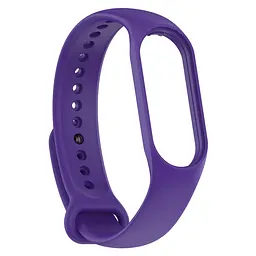 Силіконовий ремінець для фітнес браслетів Xiaomi Mi Band 5/6/7, Silicone, ultraviolet, зі зручною застібкою, на фітнес трекер та смарт годинник, ArmorStandart (ARM64864)