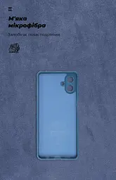 Чехол ArmorStandart ICON для Samsung A07 4G Camera cover Dark Blue (ARM86778) - мініатюра 4