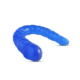 Двосторонній фалоімітатор Toyz4lovers Twin Pley, 15 см (синій) - мініатюра 2