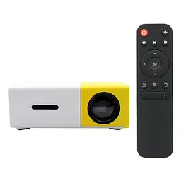 Проектор портативний мультимедійний RIAS YG300 Yellow (3sm_746563180) - мініатюра 3