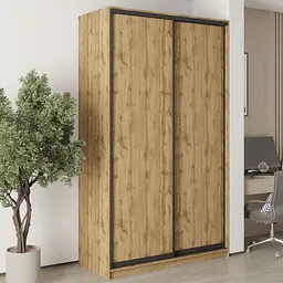 Шафа-купе дводверна MebelStar Стандарт BG 2ДСП 140x45x240 см Дуб тахо (MBS-10025)