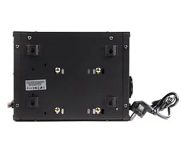 Джерело безперебійного живлення з правильною синусоїдою Maxxter MXHIPSW 1000VA 600Вт, LCD, 12V під зовнішній АКБ, заряд 10А - мініатюра 3