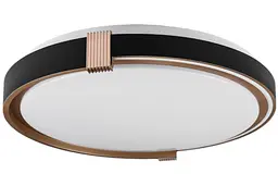 Стельовий світильник Coliseum матовий 60W 395 x 60 мм 3000К-6500К з ДК чорне золото