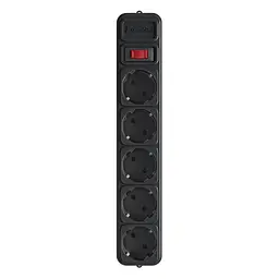 Мережевий фільтр Power Cube 5 розеток 1,8m Black (SPG5-G-6B)