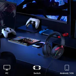 Навушники HF Stereo Ajazz AHW10 Black (AHW10-B) UA - мініатюра 7