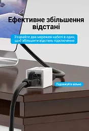 Мережевий з'єднувач Vention IPVW0 Keystone RJ45 Cat.6 білий (IPVW0) - мініатюра 3