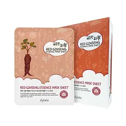 Маска тканинна для обличчя Esfolio Pure Skin Red Ginseng Essence Mask Sheet з червоним женьшенем