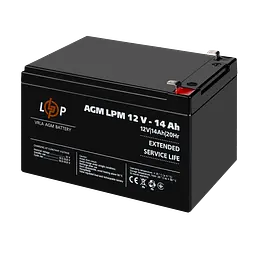 Акумулятор AGM LPM 12V - 14 Ah - мініатюра 3