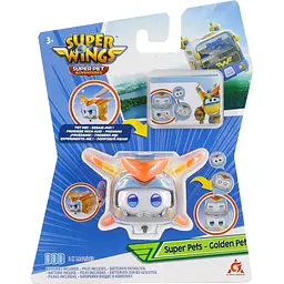 Ігрова фігурка Super Wings Super Pet Золотий Хлопчик улюбленець зі світловими ефектами (EU770431) - мініатюра 3