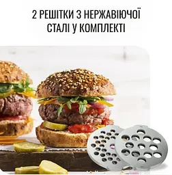 Мясорубка Moulinex ME626T_XF2 (2кВт, шинковка, томатопрес) - мініатюра 5