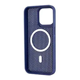Чохол Silicone Cooling Сase with MagSafe iPhone 15 Pro Max Dark Blue - мініатюра 3