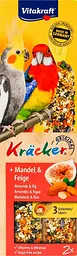 Ласощі для австралійських папуг Vitakraft Kracker Original + Almonds & Fig 2 шт. 180 г (21289) - мініатюра 7