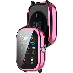 Чохол-накладка DK Silicone Face Case для Xiaomi Amazfit GTS 4 (pink rose) - мініатюра 2