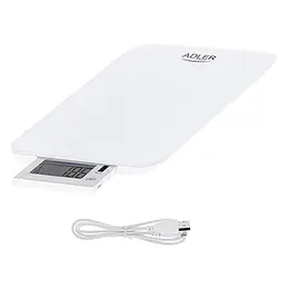 Кухонні ваги на USB Adler AD 3167w max 10 кг