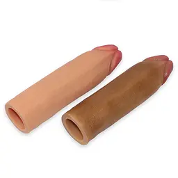 Насадка на пеніс Add 1 Silicone Extender, 16.5 см (тілесний) - мініатюра 9