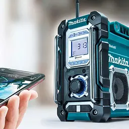 Радіоприймач акумуляторний Makita MR002GZ (XGT, LXT, CXT, Bluetooth, FM/AM, 2 x 5 Вт, без акумуляторів та зарядного пристрою) - мініатюра 6