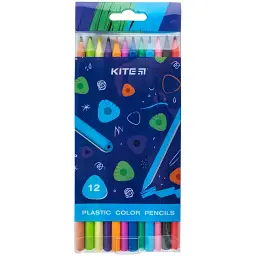 Олівці кольорові 12 кольорів Triangle K24-049-3 Kite