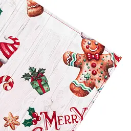 Ранер Ardesto Christmas Gingerbread 33х137см, 100% поліестер, червоний (ART01HCG) - мініатюра 4