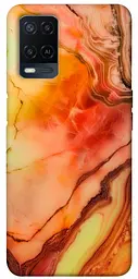 Чохол Demsky Червоний корал мармур для Oppo A16s / A16
