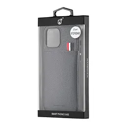 Чохол Jinduka Leather Pocket iPhone 12 Pro Max Black - мініатюра 2