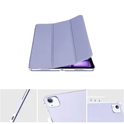 Чохол до планшета BeCover Tri Fold Hard Apple iPad Air 13" M4 2026 Purple (715336) - мініатюра 2