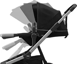 Детская коляска Thule Sleek Aluminum/Midnight Black [11000002] [107618] - мініатюра 6