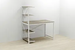 Комп'ютерний стіл Ferrum-decor Джек 75x120x60 Білий ДСП Сонома Трюфель (FRD-104390)