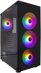 Корпус 1stPlayer V3-B-4F1 Black (V3-B-4F1)