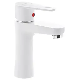 Змішувач для умивальника Plamix VEGA-001 white PM0685, Білий