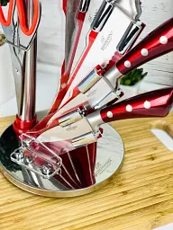 Набір ножів Bohmann BH 6020 red 8 предметів - мініатюра 2