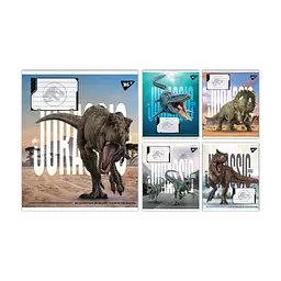 Зошит Yes JURASSIC WORLD ALIVE А5 60 аркушів клітинка (767688), в асортименті