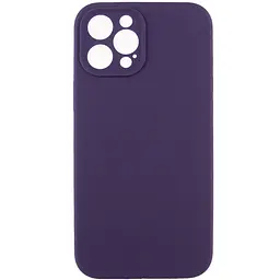 Чохол Silk Full Camera Protective (AA) NO LOGO для Apple iPhone 12 Pro Max (6.7") Фіолетовий / Elderberry